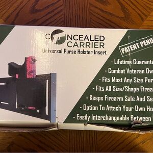 Concealed Carrier Universal Purse Holster Insert